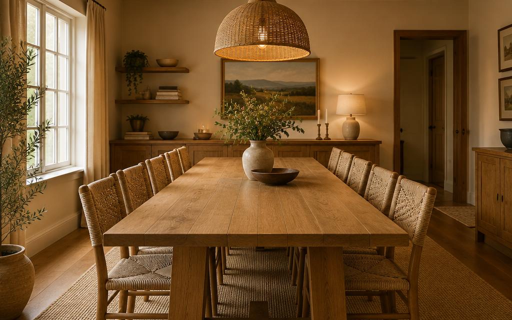 Long Table Room — dining showcase room