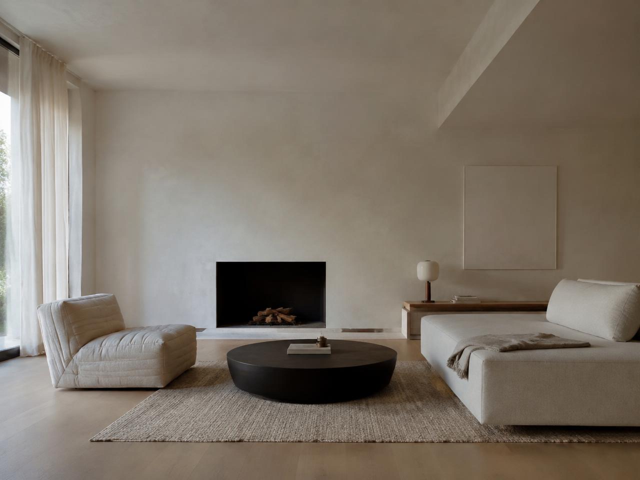 The Quiet Lounge — staged living scene