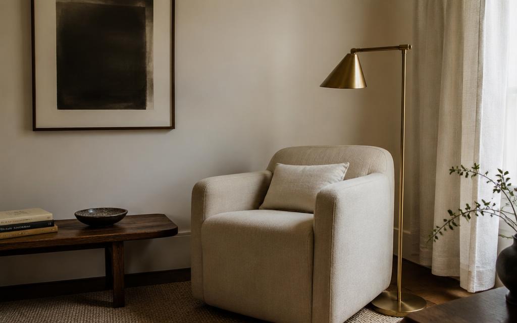 Reading Corner — lounge showcase room