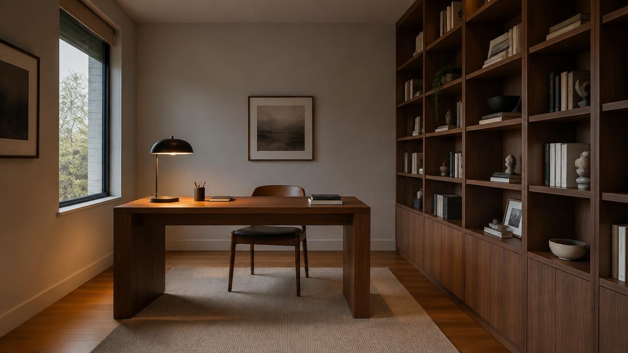 The Study — workspace showcase room